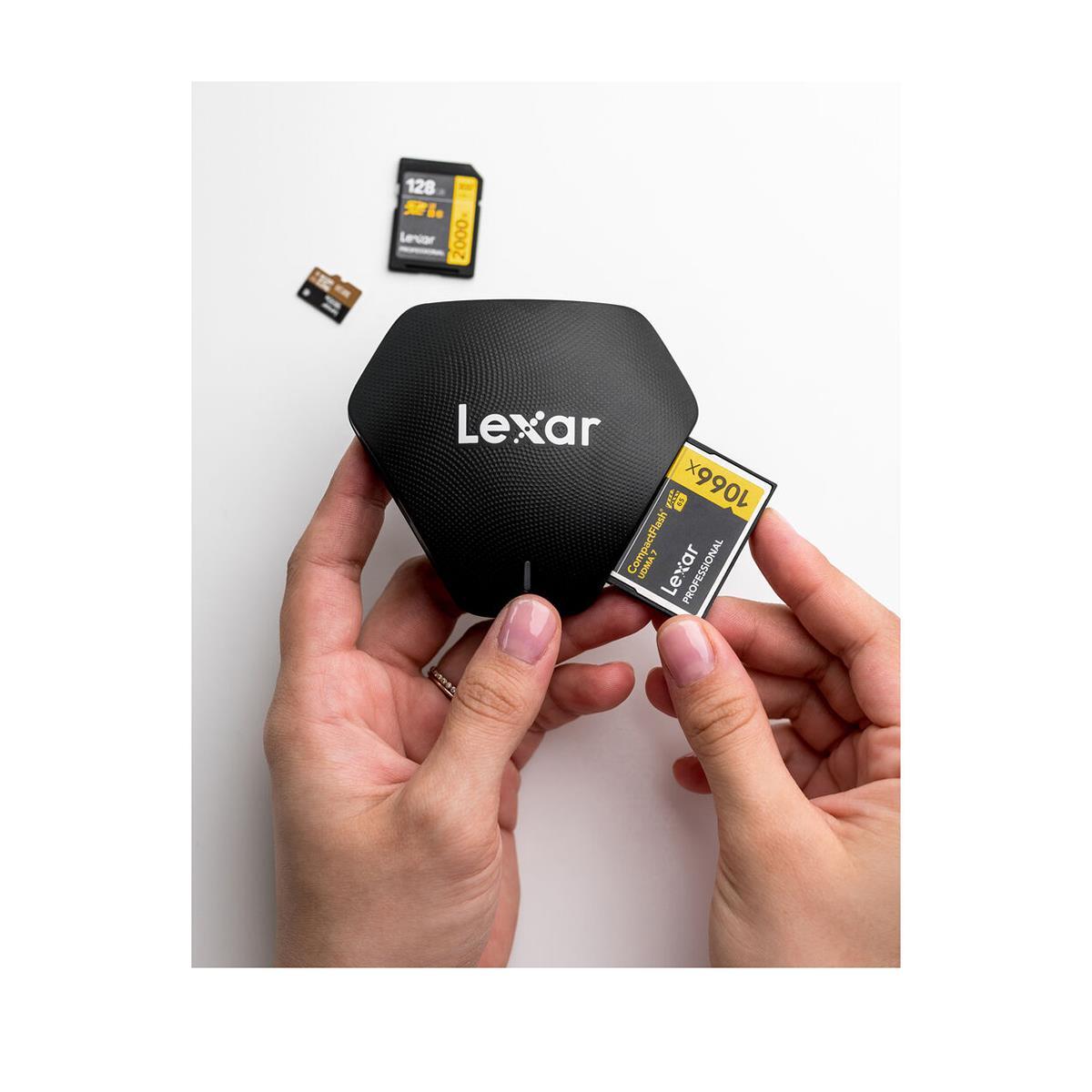Lexar Professional Multi-Card 3-in-1 USB 3.0 Reader #LRW500URBNA