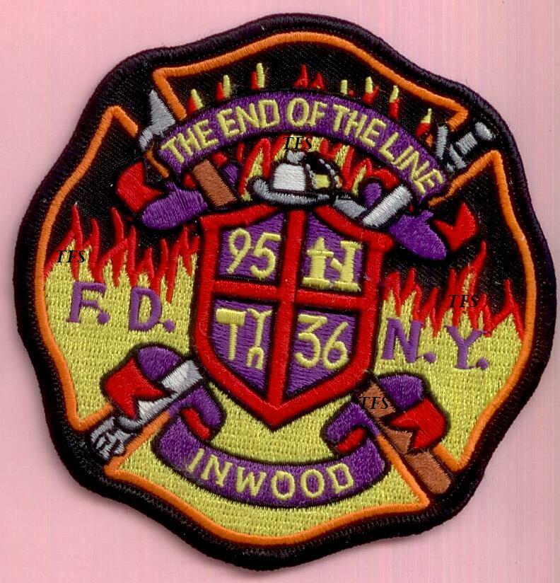 New York City Fire Dept Engine 95 Ladder 36 Patch End Of The Line