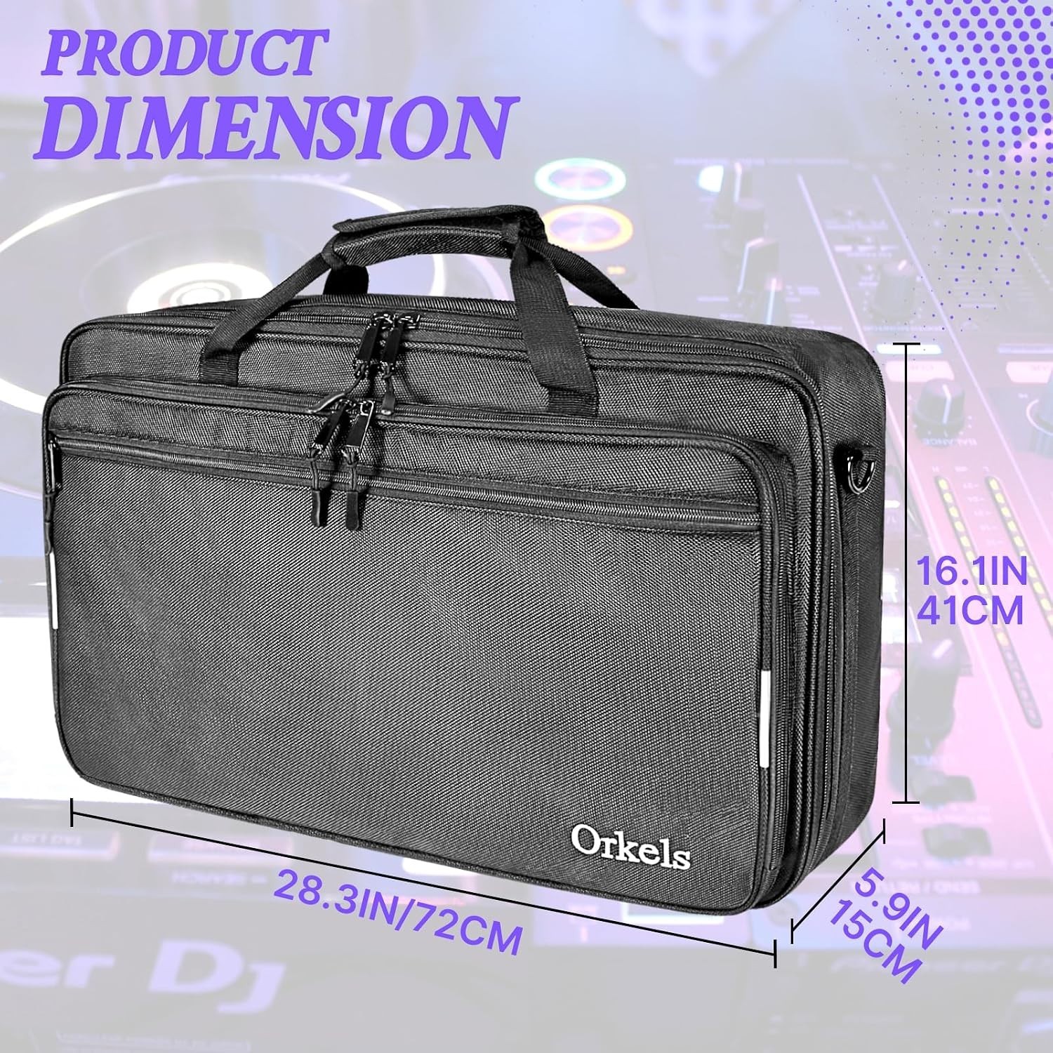 Padded DJ Controller Case for Pioneer DDJ & XDJ Series