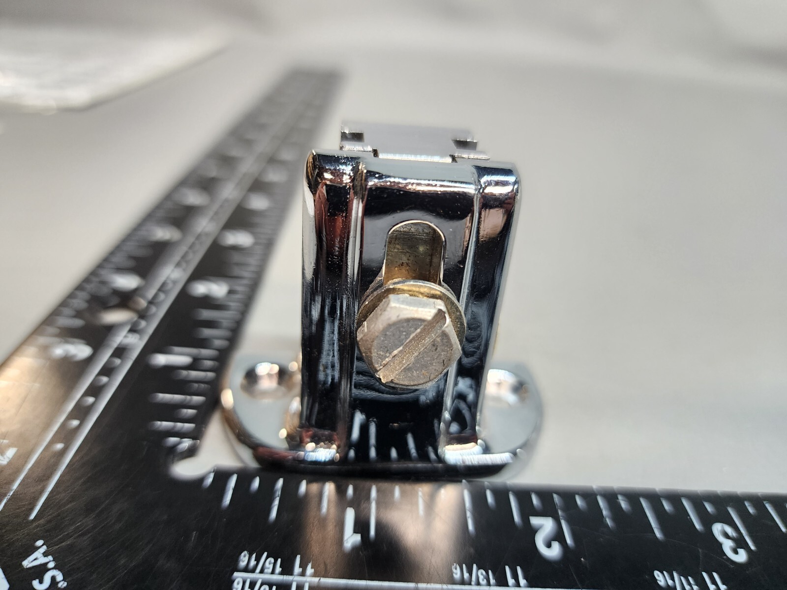 Vintage Kason Polished Chrome Strike Handle Latch Part H