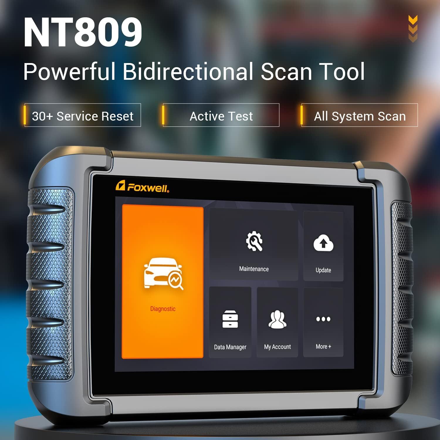 FOXWELL NT809 Bidirectional All System OBD2 Scanner Car Diagnostic Tool TPMS DPF