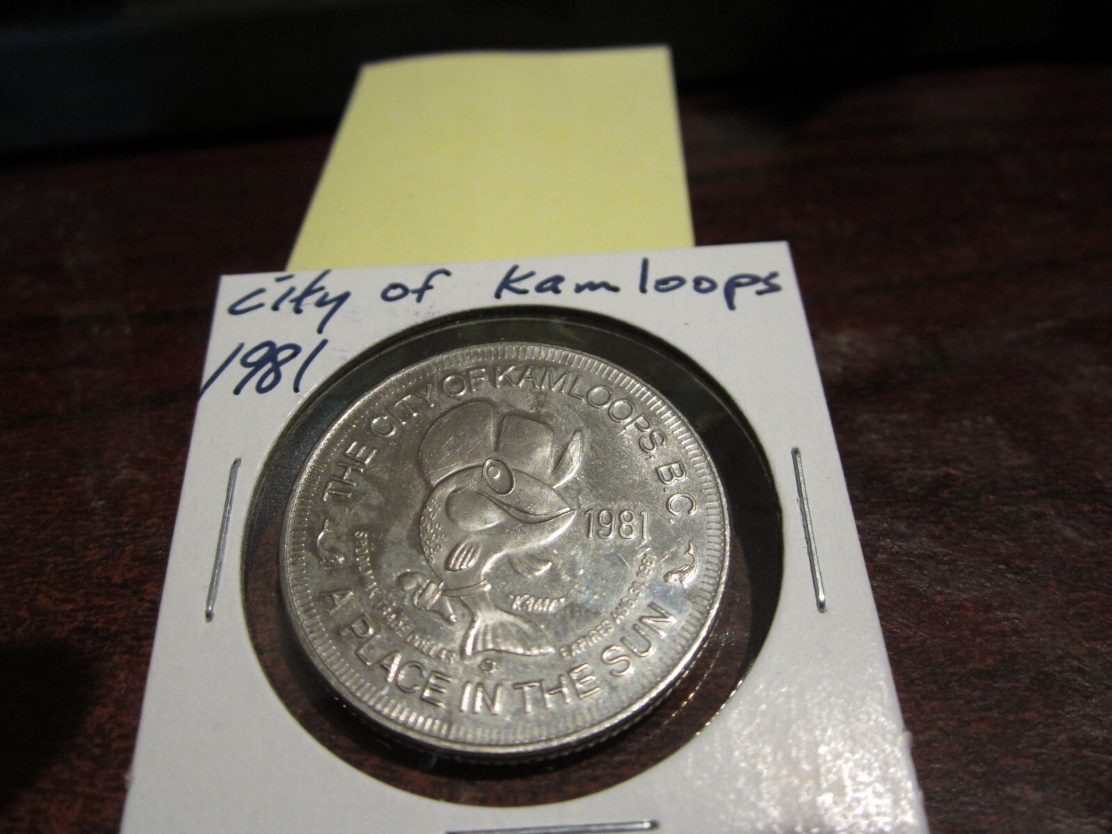 1981 - City of Kamloops, BC - Canada Commemorative Trade Dollar