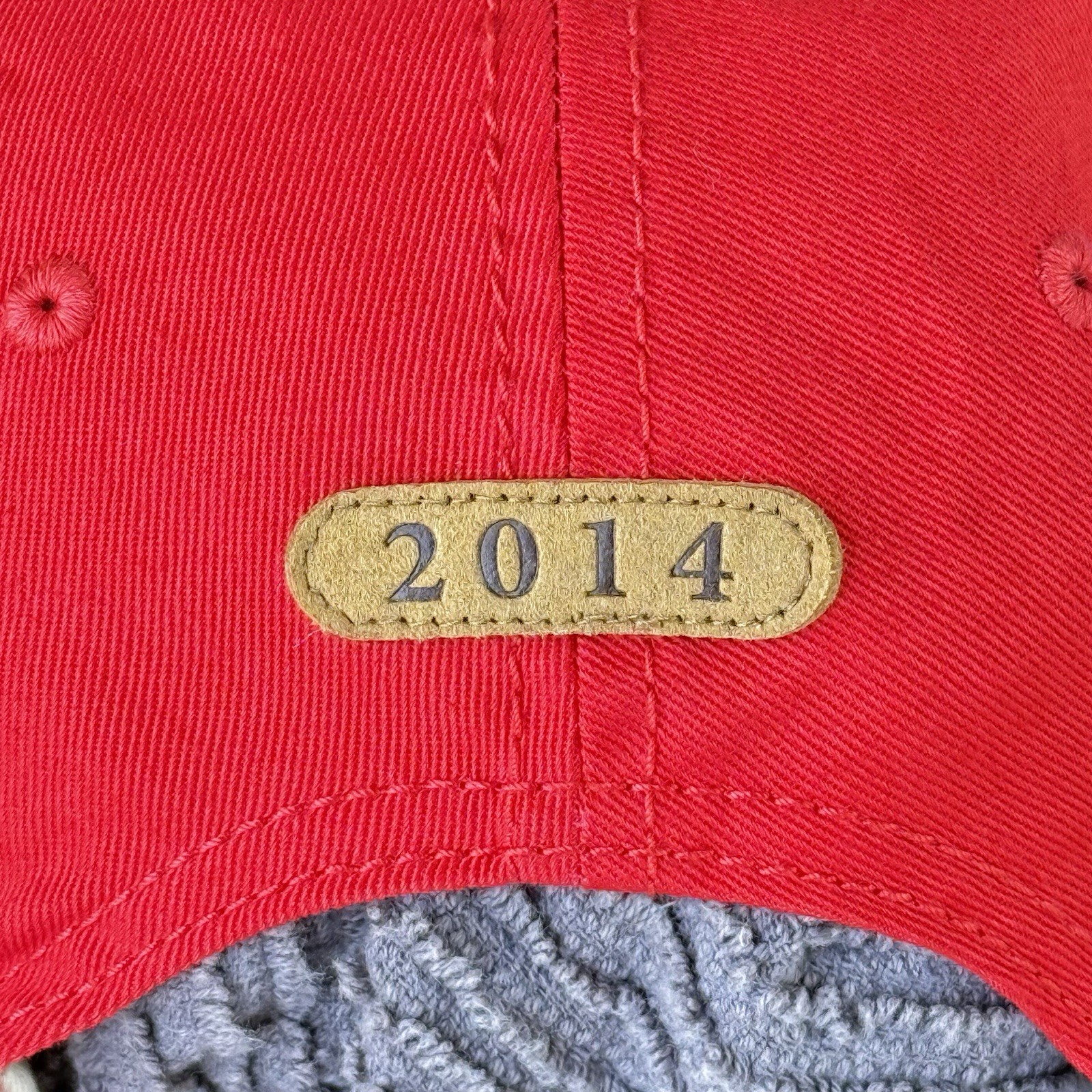 2014 AT&T Pebble Beach National Pro-Am Adjustable Golf Cap - Red