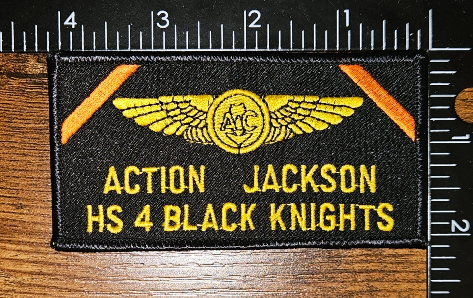 Action Jackson HS 4 Black Knights Military Unit Aviation Patch