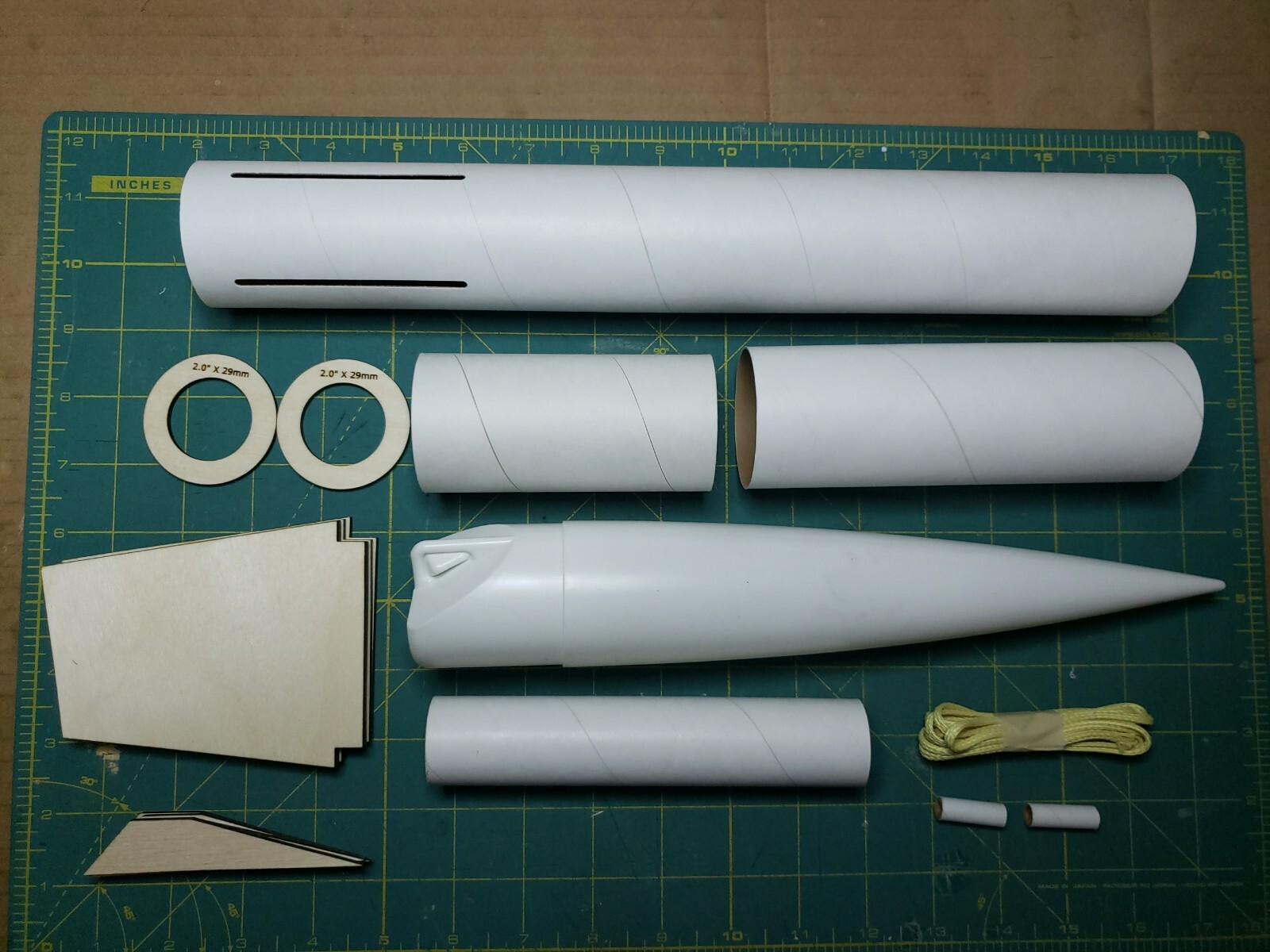eac Viper Upscale Kit using Estes Pro Series II parts 2" diameter 30" tall!