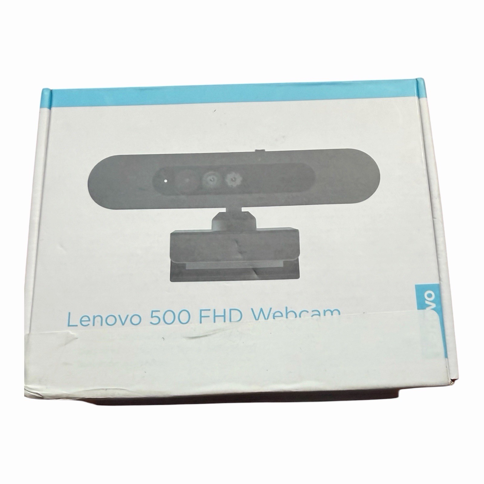 New Lenovo 500 FHD Webcam - Black - WHWC500