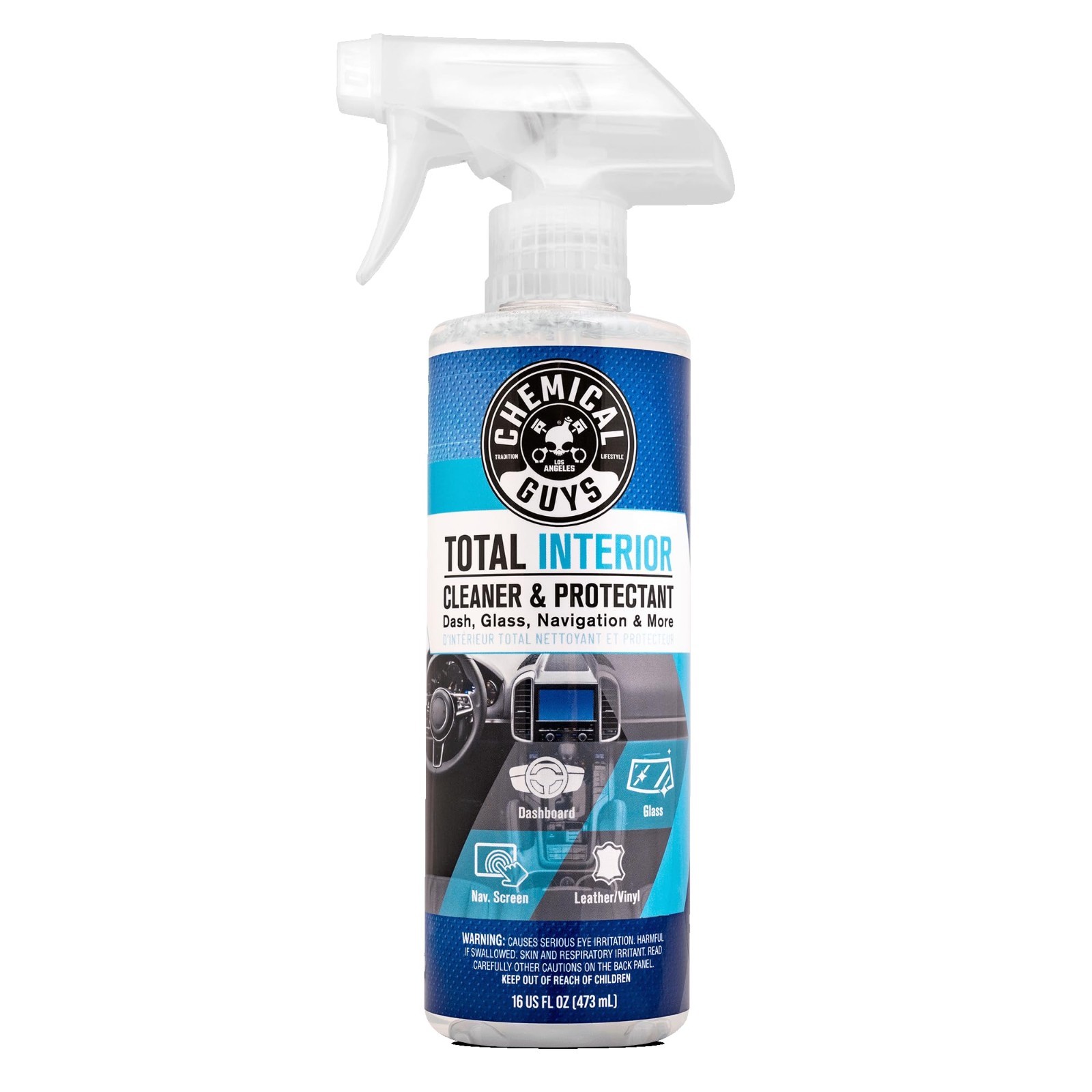 Chemical Guys Total Interior Cleaner & Protectant Interior Cleaner, Cars, 16oz