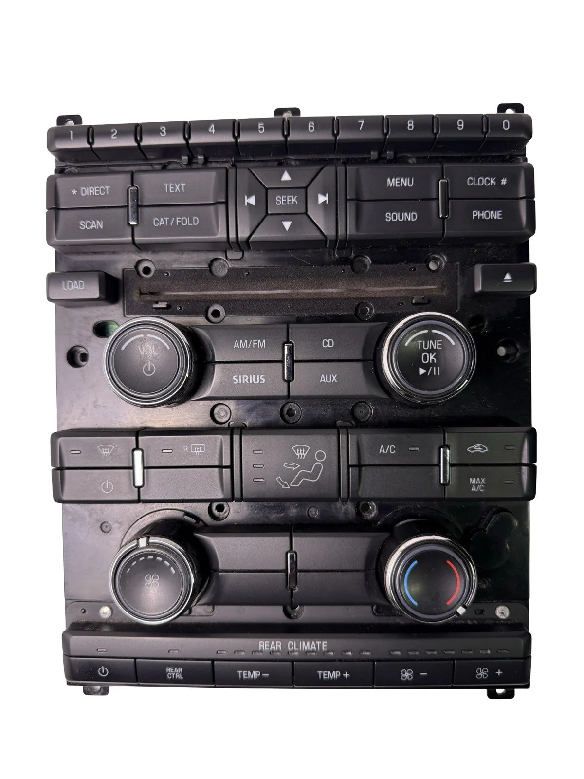 2009-2012 Ford Flex Radio Face Climate Control Panel AA8T 18A802 AB AA8T18A802AB