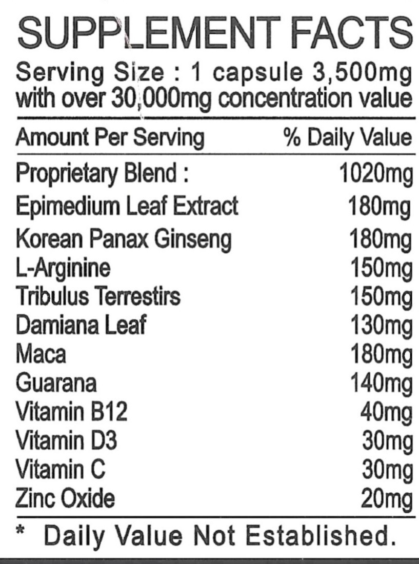 (24 Pack) Seven 7 30000 Male Enhancement Pills