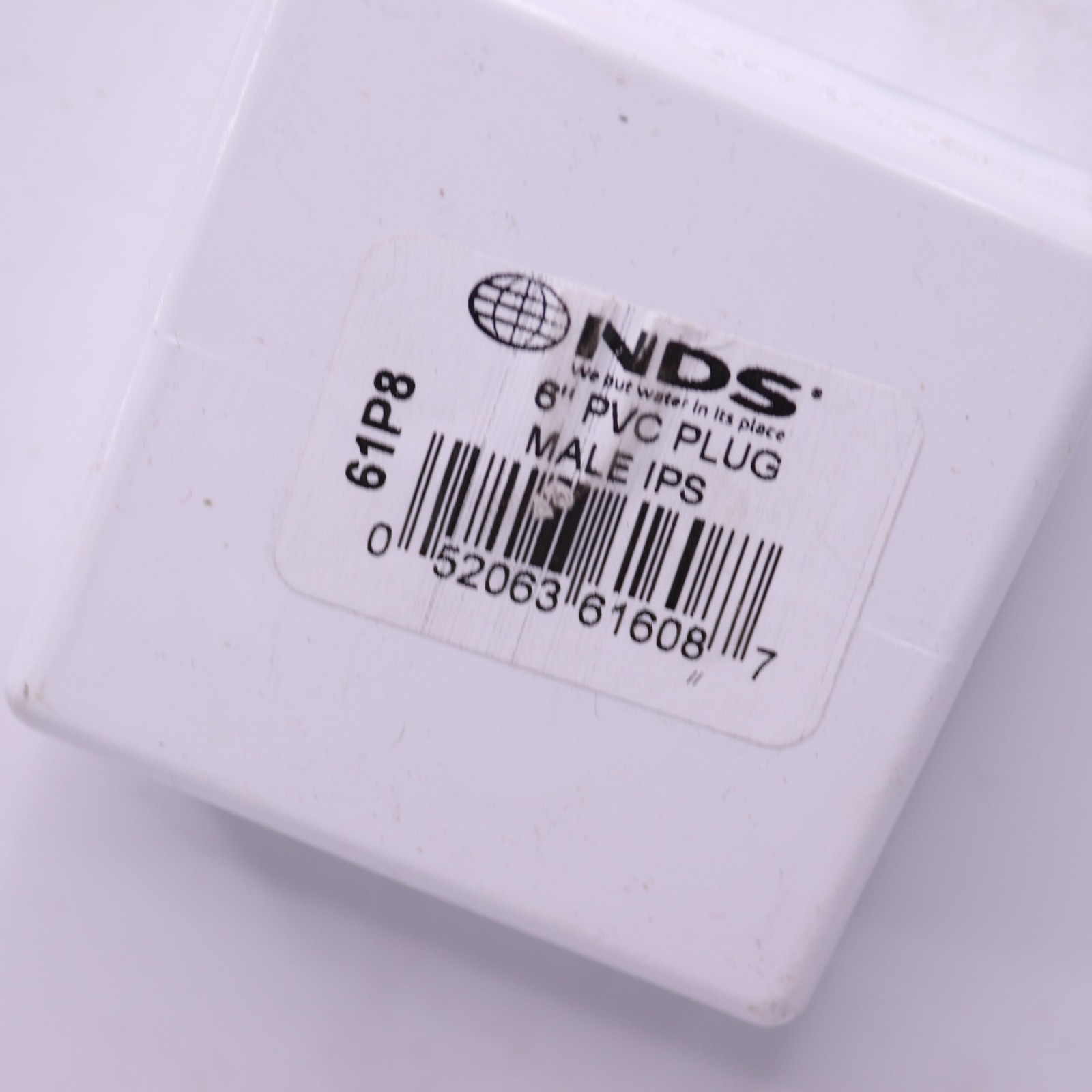 NDS PVC S&D Cleanout Plug, 6 in. MPT