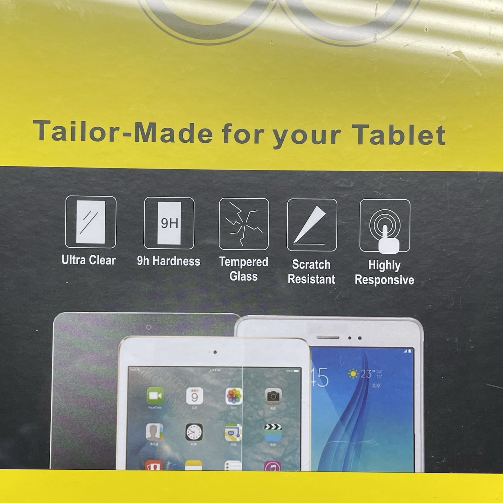 JETech Screen Protector for iPad Pro 12.9-Inch 2022/2021/2020/2018 Model, 1-Pack