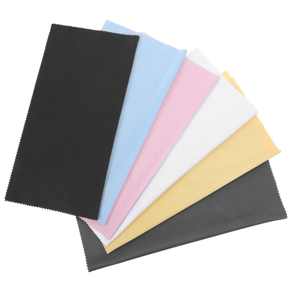 6 Pcs Washable Microfiber Cloths Cleaning Tool for Bathroom Glasses