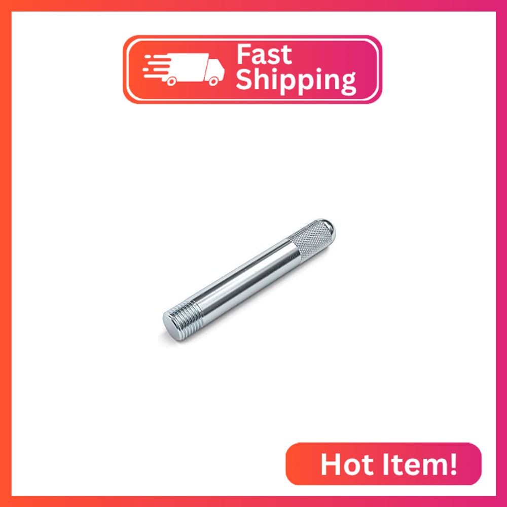 Silver Wheel Hanger Alignment Pin Guide Tool - Metric 12x1.5 Threads - Lug Bolt