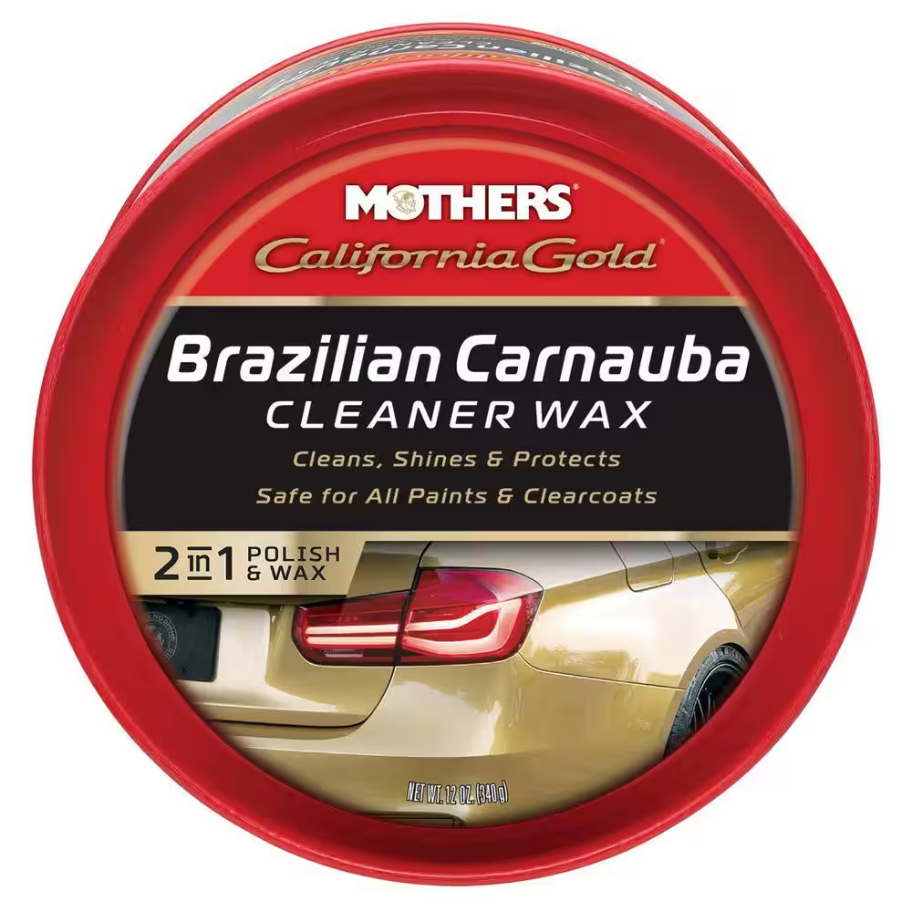 12 Oz. California Gold Carnauba Cleaner Wax Paste Free Shipping NEW