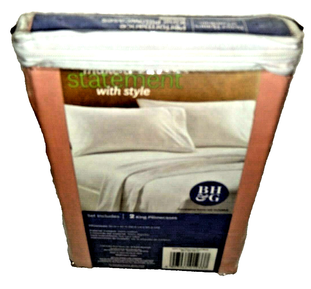 Better Homes & Gardens 400 Thread Count 2-PC KING Performance Pillowcases COTTON