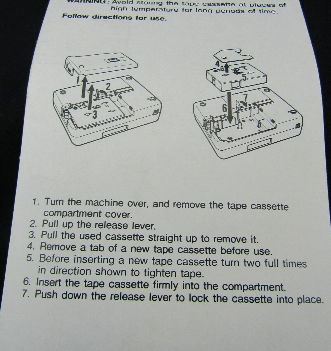 LABEL MACHINE TAPE -TC-7001-10025701