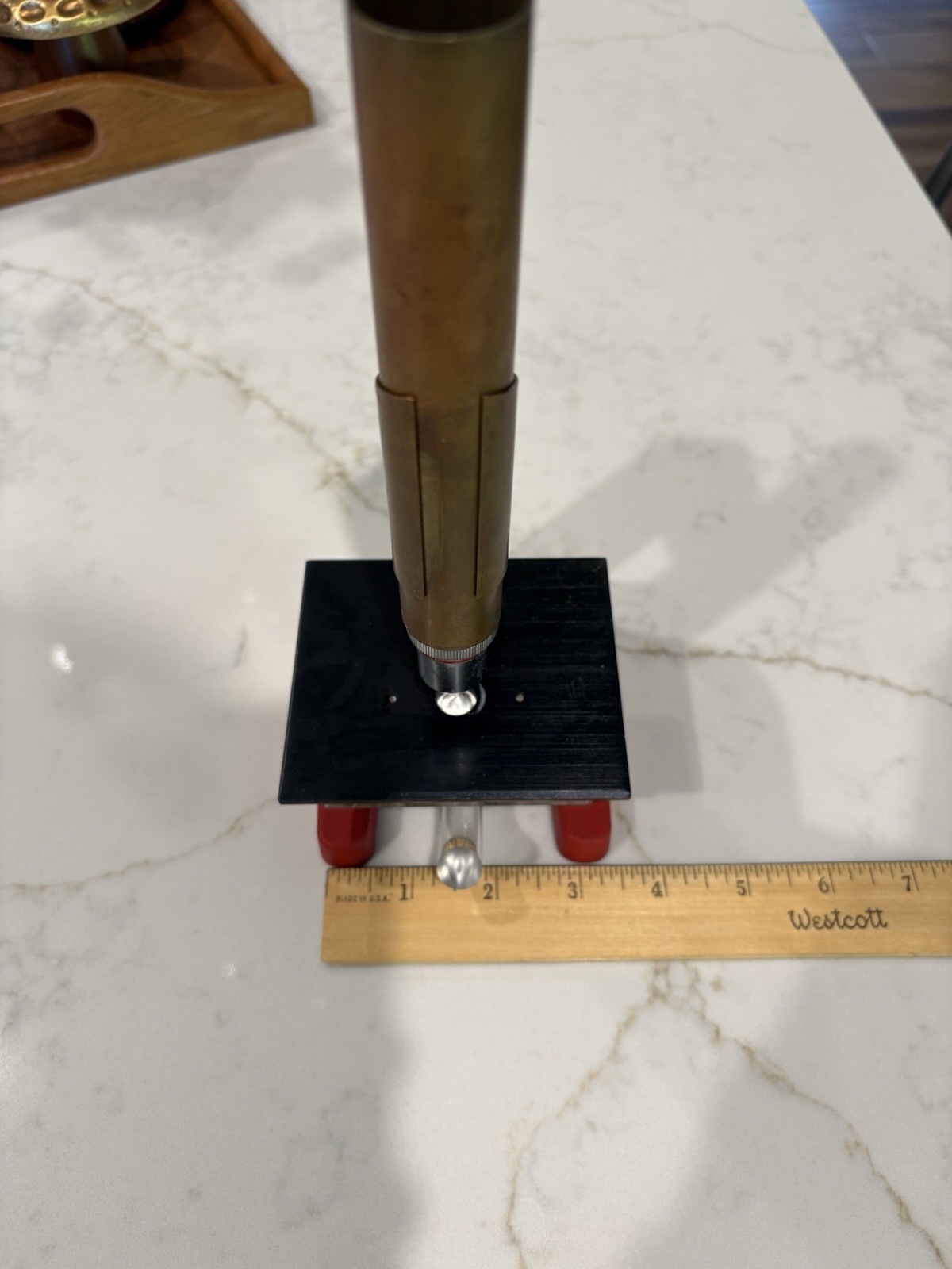VTG Brock Optical MAGISCOPE Microscope with 4X Objective Missing Eyepiece