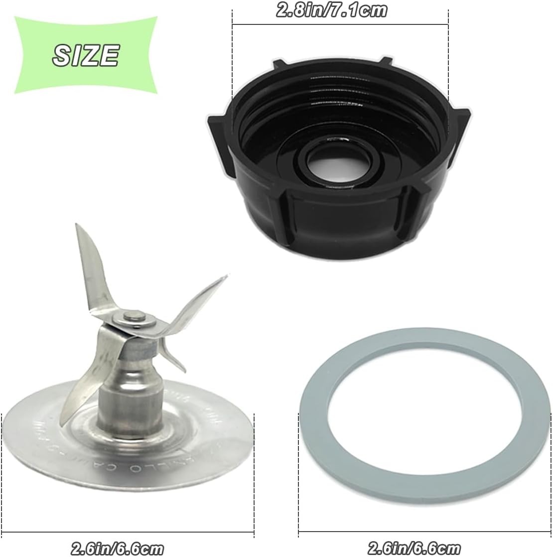 Oster Blender Replacement Parts Kit Ice Crusher Blade Jar Base Coupling Gaskets