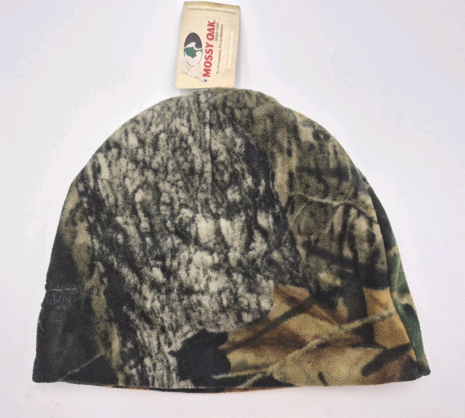 MOSSY OAK Camo Beanie Double Fleece Adult One Size Hunting Cap NEW with Tag