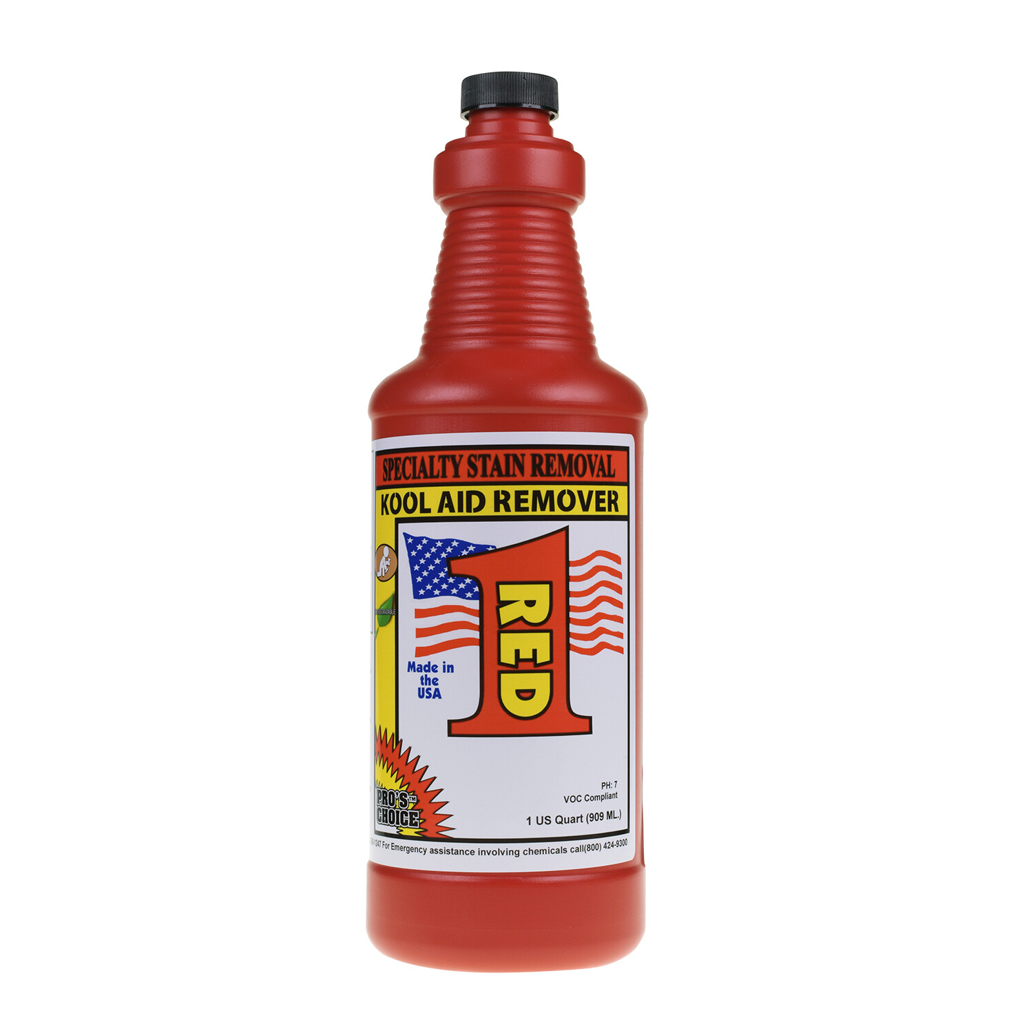 Red 1 Specialty Stain Remover By Pro's Choice
