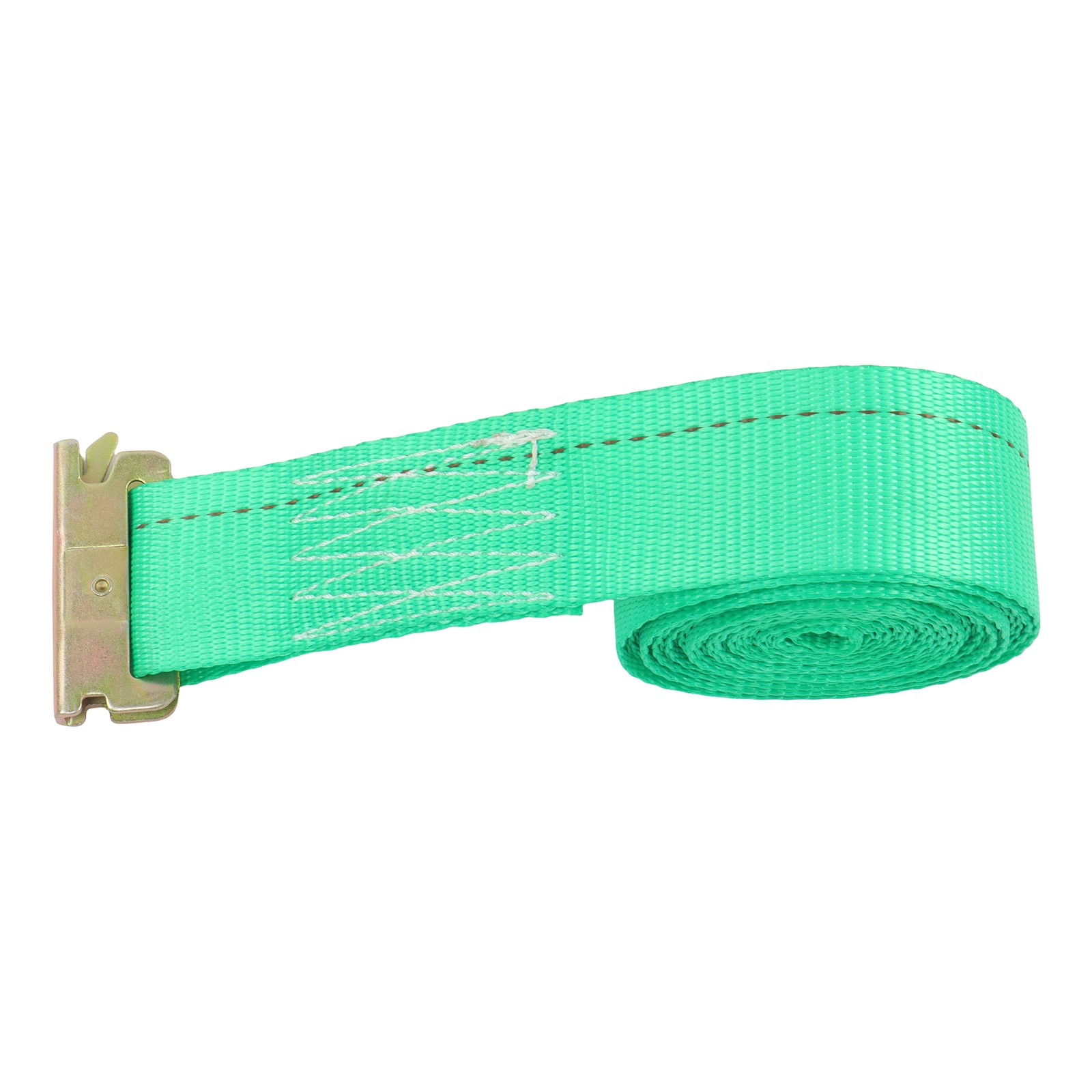 LABLT 15' Green Ratchet Straps E Track Wheel Chock Tie Down System For Trailer