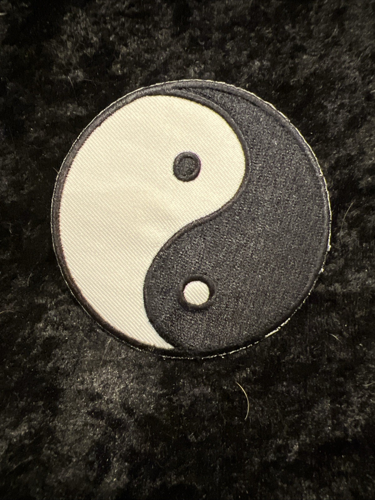 YIN & YANG VINTAGE HAT VEST PATCH BADGE HIPSTER BIKER NOVELTY #114