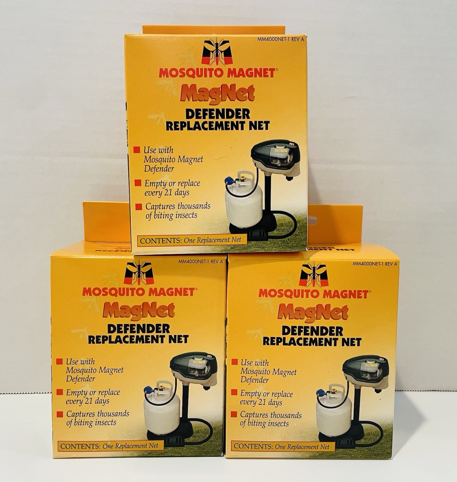 3-Pack of Mosquito Magnet Replacement Net for Patriot/Defender Mosquito Trap NOS
