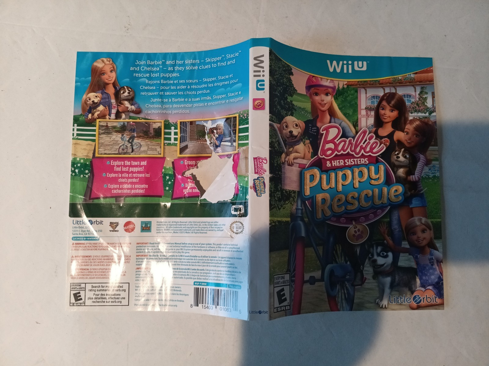 Nintendo Wii U Replacement Cover Art ONLY!