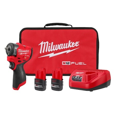 Milwaukee Tool 3049-22 M12 Fuel(Tm) 3/8 In. Sciw W/ Fr Kit