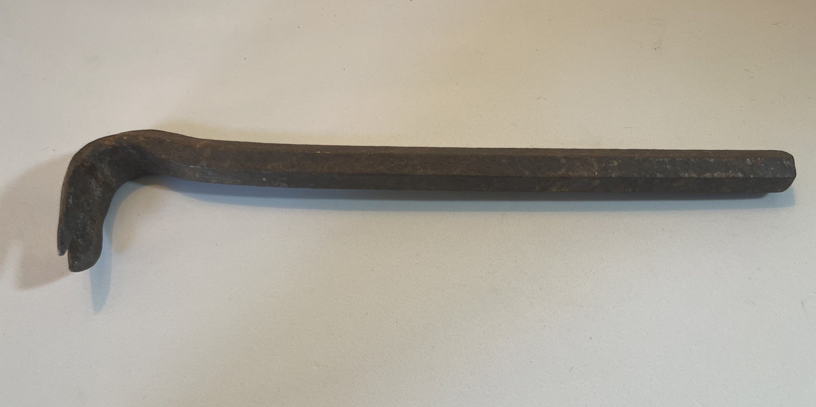 Vintage 12” Small Steel Crowbar Pry Bar – Heavy Duty Hand Tool
