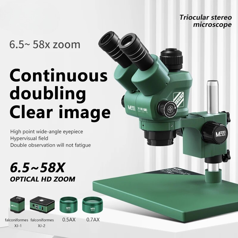Trinocular Microscope Industrial Grade Electronic Component Measuring Eyepiece