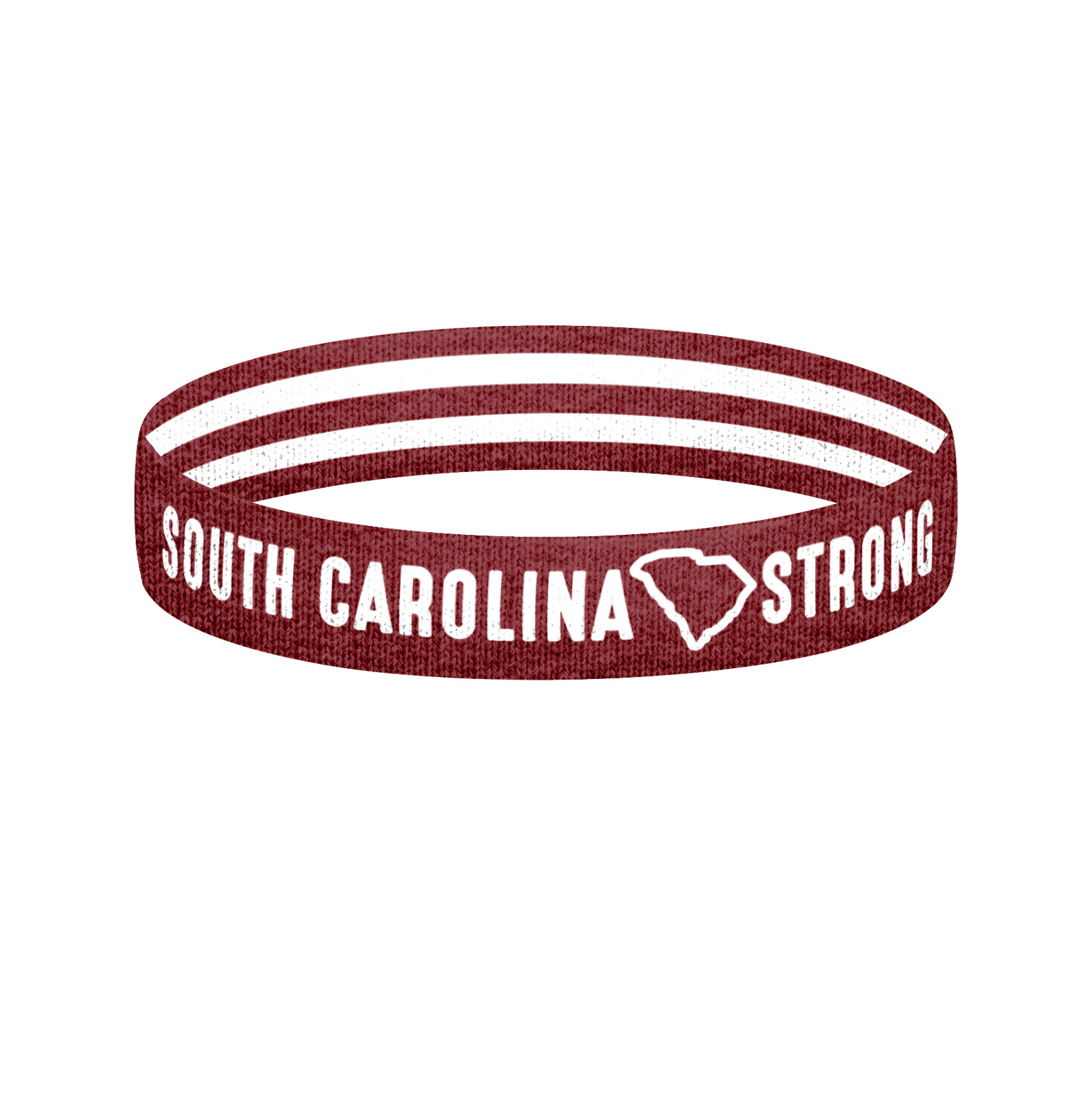 Reversible South Carolina Strong Wristband Bracelet South Carolina Bracelet