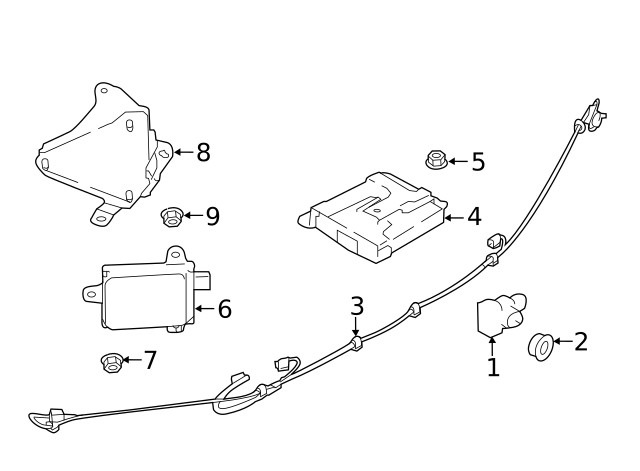 Genuine Subaru Mount Bracket 87613sg000