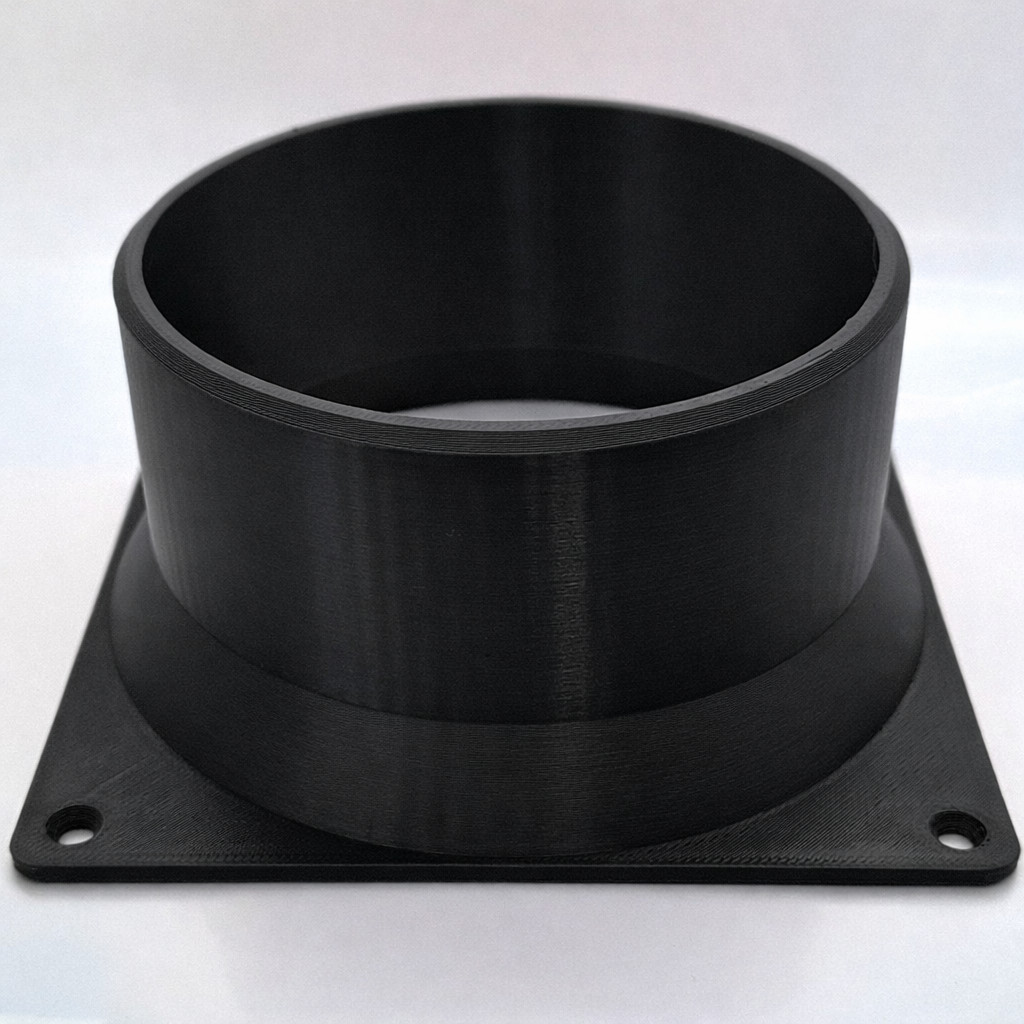 120mm to 100mm / 4" inch Fan Duct Adaptor Shroud Vent - Antminer S9 D3 A3 L3+ Z9