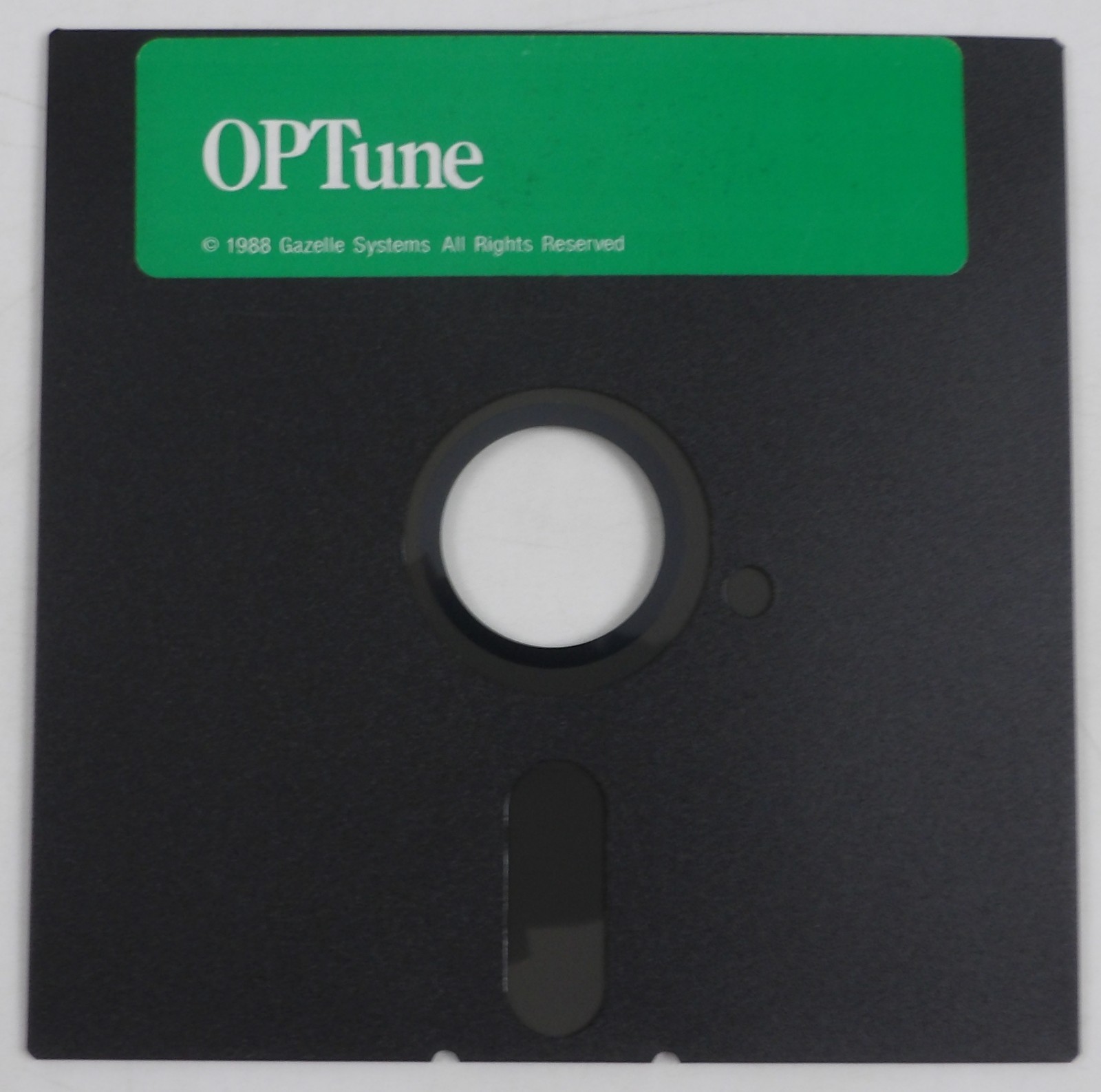 OP Tune with Disk - Hard Disk Maintenance Utility Gazelle Systems 1988