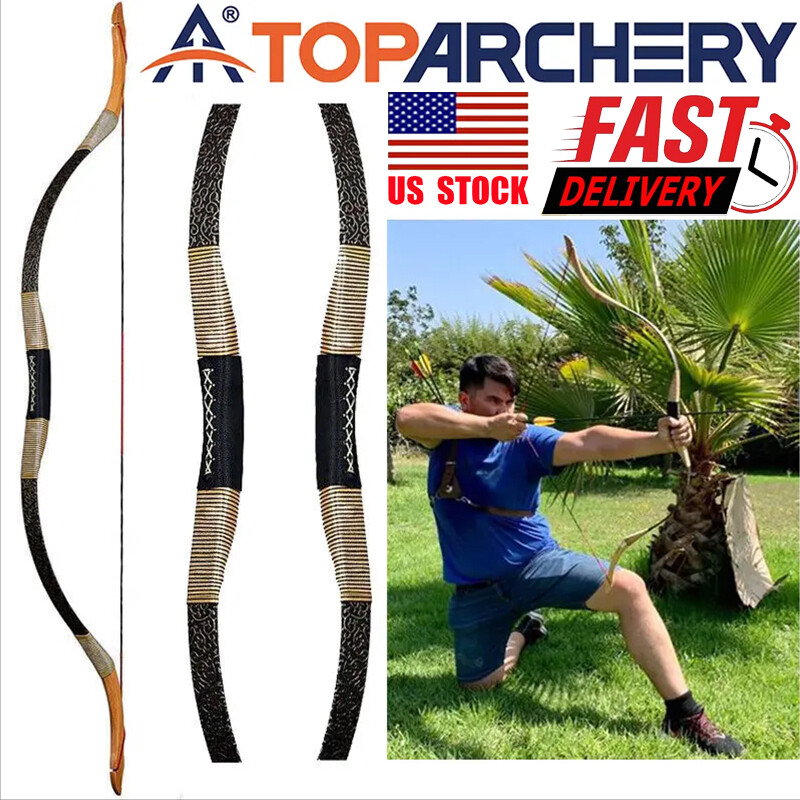 Handmade Traditional Recurve Bow 30-50LBS Archery Hunting Mongolian Horsebow