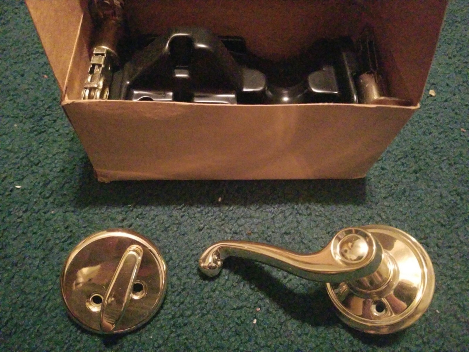 Lot Of 6 Schlage Inside Trim Kits brass RH F359 FLA605