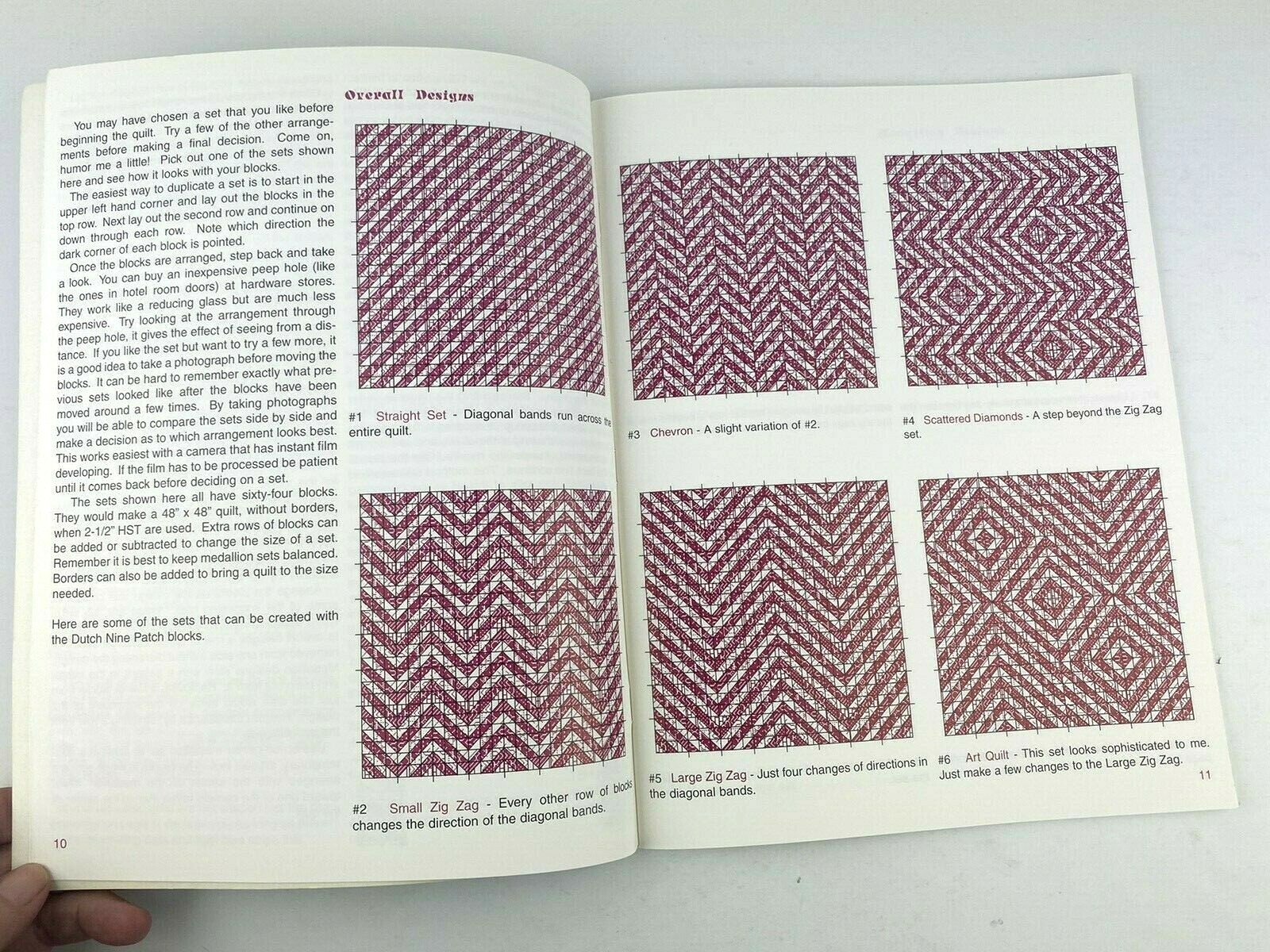 Terrific Triangles Shelly Burge Quilt Quilting Patterns Book 1995 SIGNED
