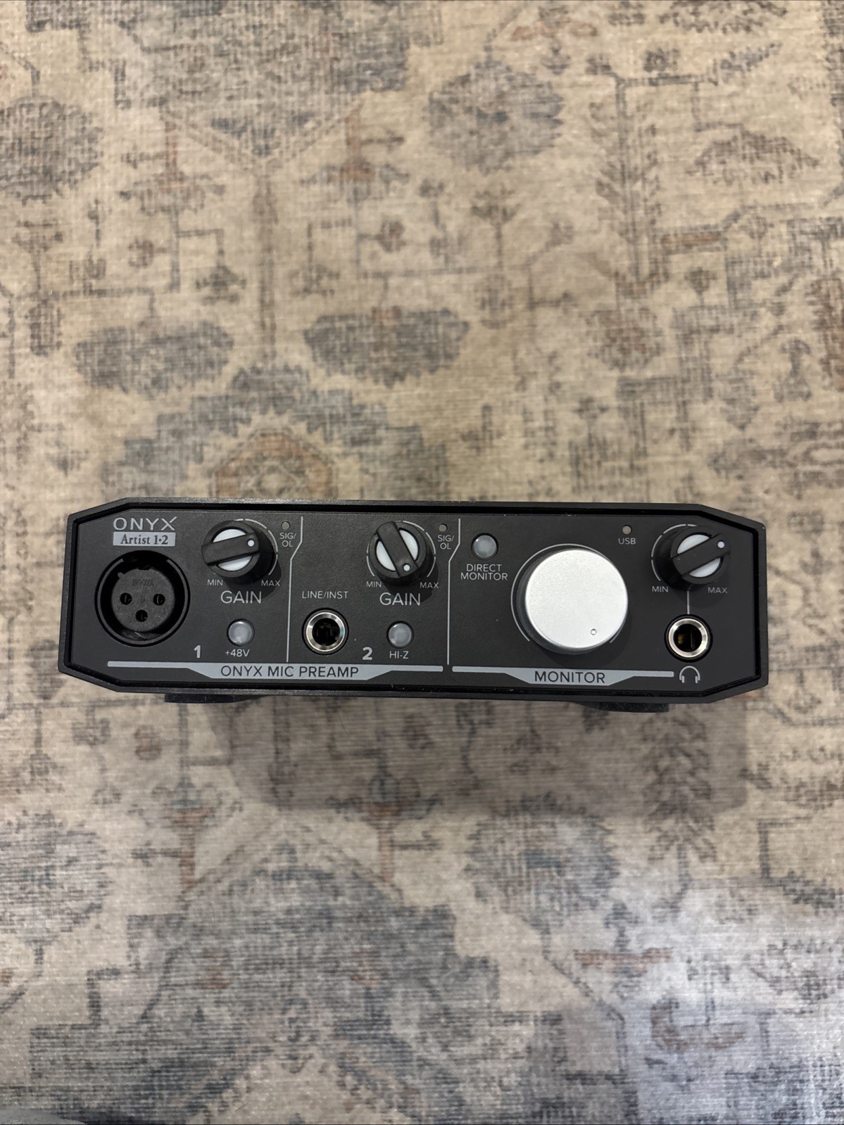 Mackie Onyx Artist 1.2 USB Audio Recording Studio Interface