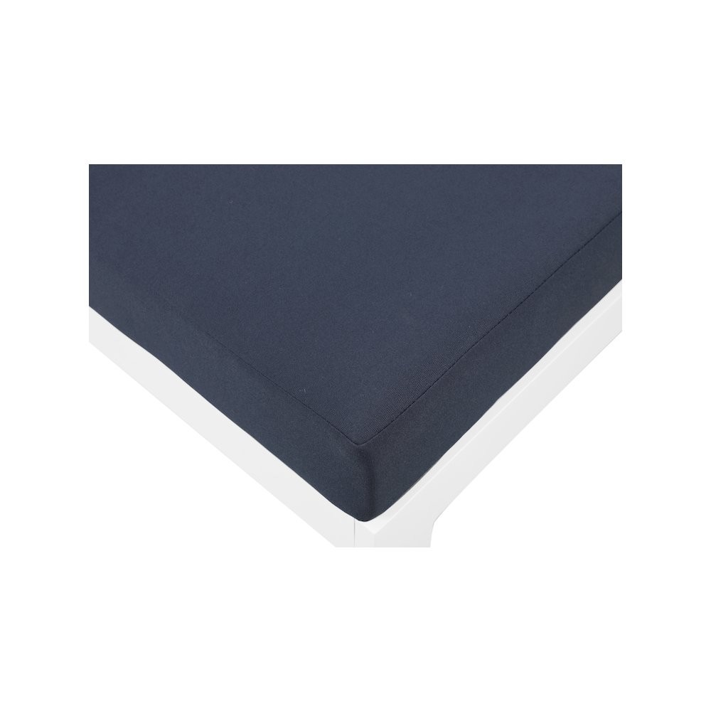 Nizuc Navy Water Resistant Fabric Outdoor Patio Modular Sofa