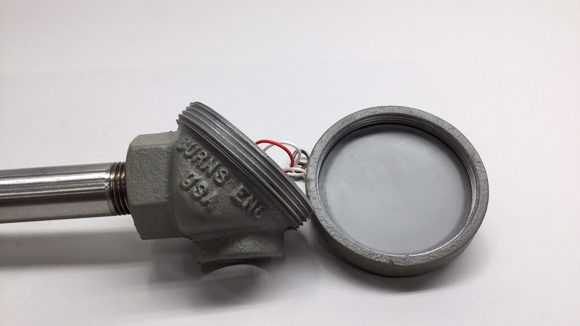 Burns Engineering 3902-1 & K113 Used Temperature Probe and Enclosure