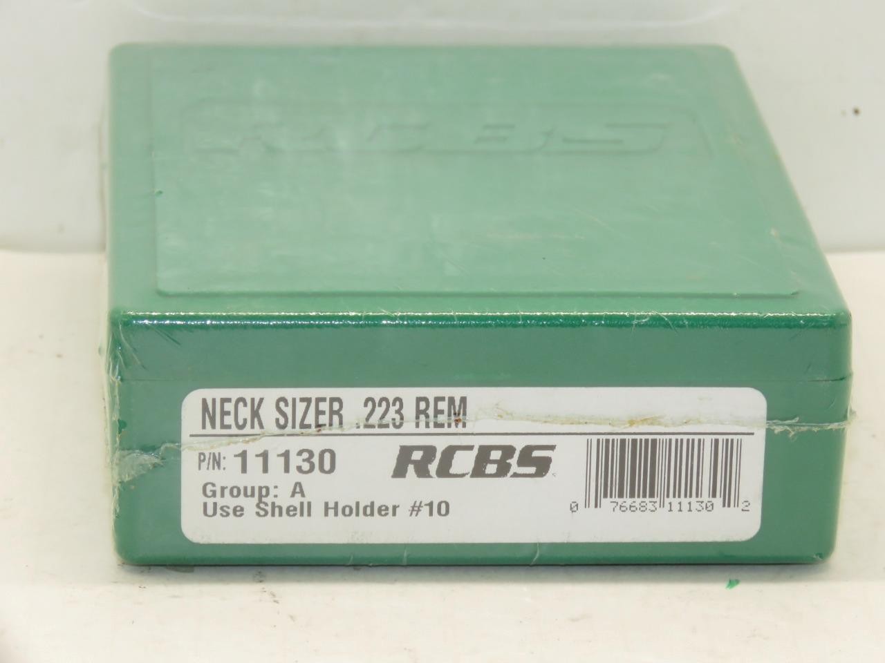 RCBS 223 REMINGTON #11130 NECK SIZER DIE--BRAND NEW