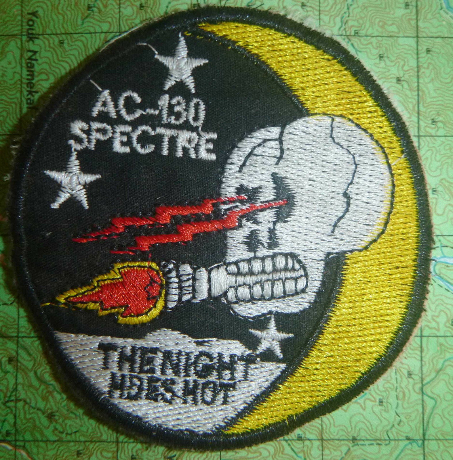 The Night Hides Not - PATCH - HANOI BOMB MISSIONS - SPECTRE - Vietnam War, M.192