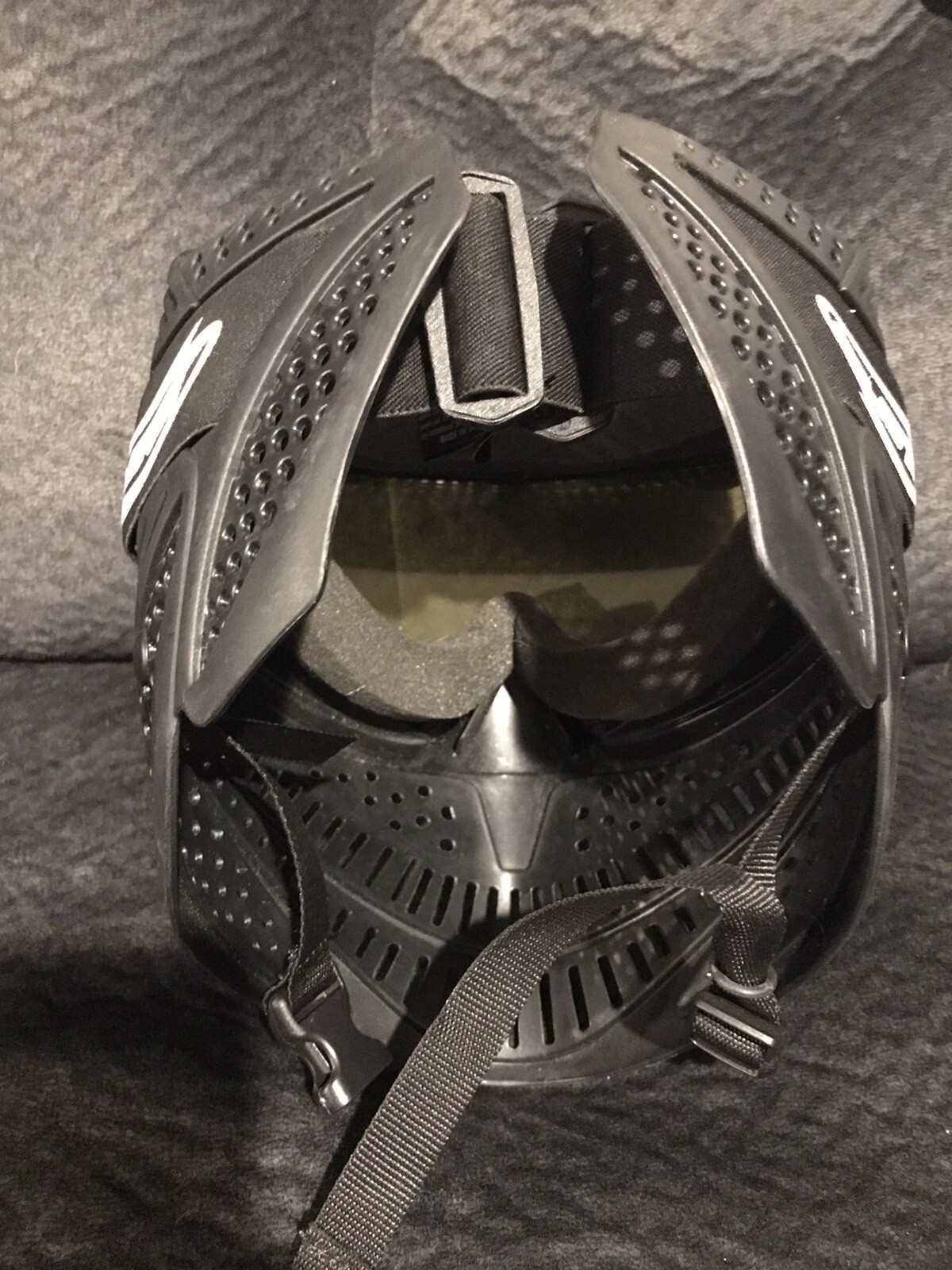 JT Paintball Mask With Yellow Goggles