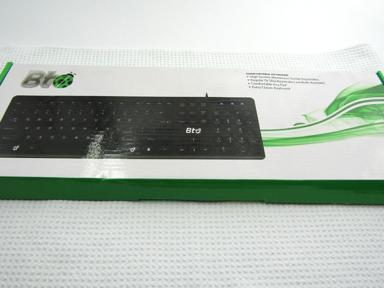 BT USB Wired Keyboard, Anti Spill And Dust Proof