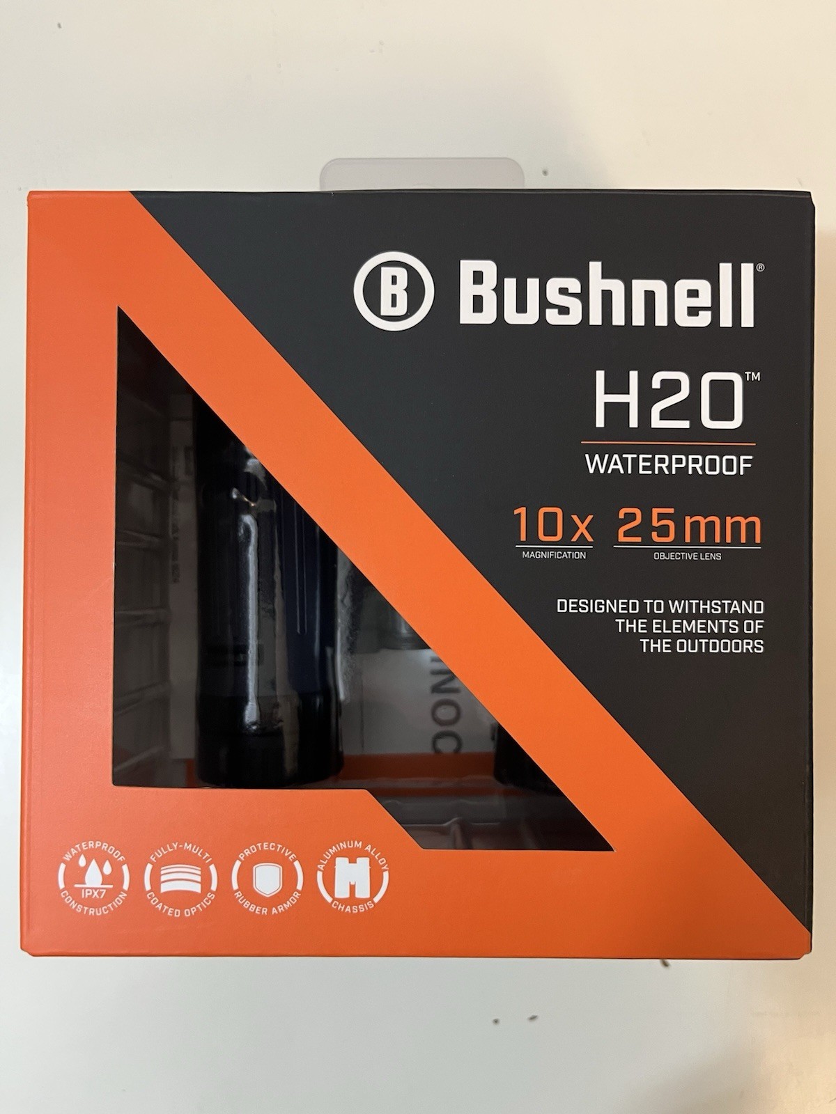 Bushnell 8x25mm H2O Binocular 8x25 Water & Fog Proof Brand New