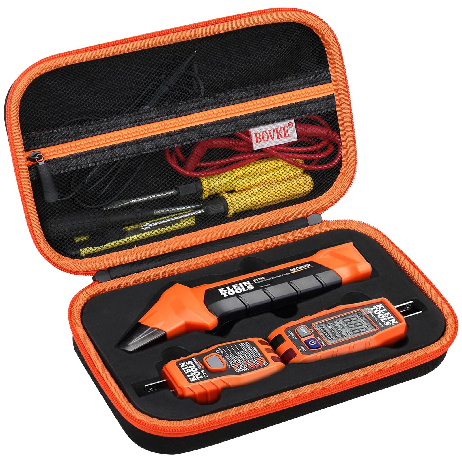 Circuit Breaker Finder ET310 AC GFCI Outlet Tester Receptacle Klein Tools Case