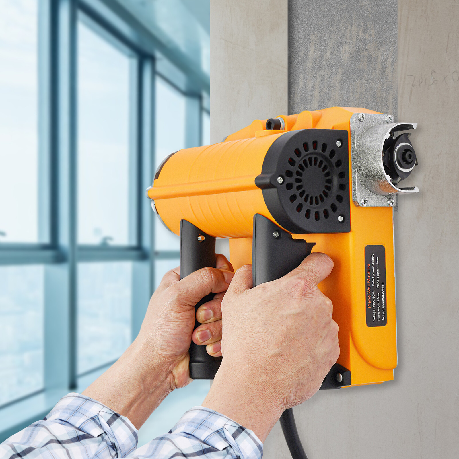 4580W 110V Shovel Machine Electric Wall Scraper Planner Wall Planing Machine