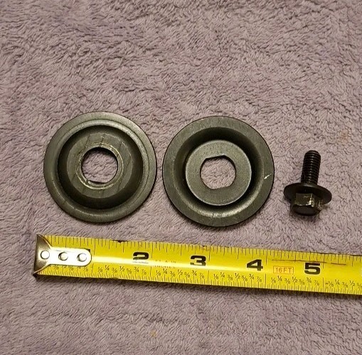 Craftsman 137 Series 10” Compound Miter Saw Blade Arbor Collars & Bolt #681