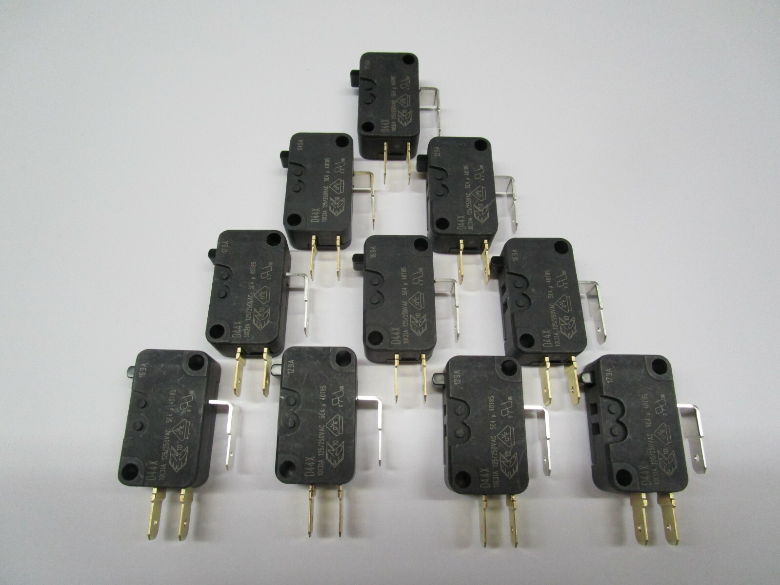 HAPP 10 Cherry Microswitch Arcade Joysticks Push Buttons 50g .187" D44X